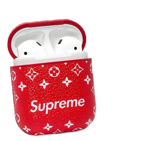 supreme x louis vuitton airpods case